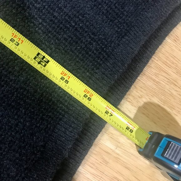 GAP Small Women's Dark Grey, White Striped Scoop Neck Tunic Sweater Wool Blend - Picture 13 of 16